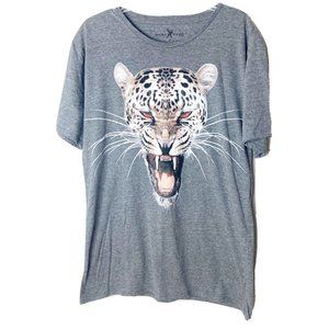 Marc Ecko Cut and Sew Size XL Gray Jaguar T-Shirt EUC